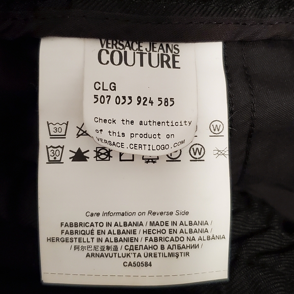 VERSACE JEAN COUTURE Cropped Twill Pants - Picture 7 of 8